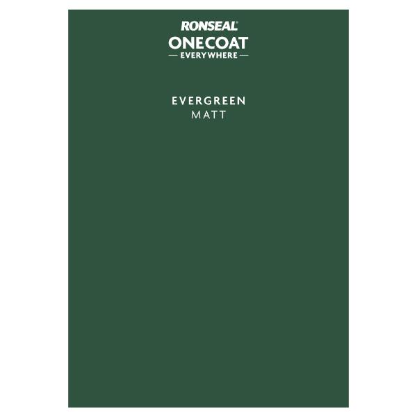 Ronseal One Coat Everywhere Paint Peel &amp; Stick Evergreen