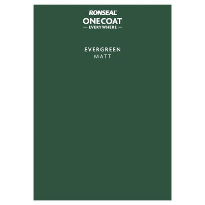 Ronseal One Coat Everywhere Paint Peel &amp; Stick Evergreen