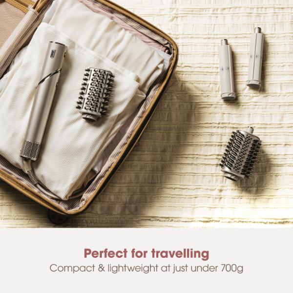 Shark HD440SLUK FlexStyle 5-in-1 Air Styler &amp; Hair Dryer with Storage Case - Stone