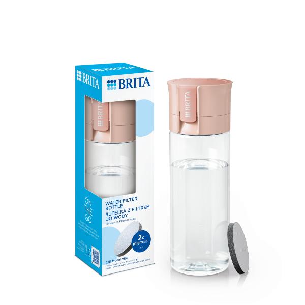 Brita S1052264 Water Filter Bottle Apricot