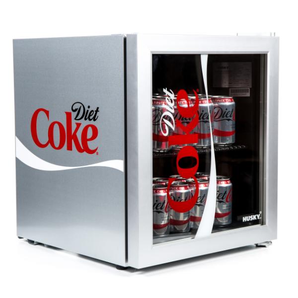 Husky HUS-HY209-HU-E Diet Coca-Cola Mini Fridge 48Ltr