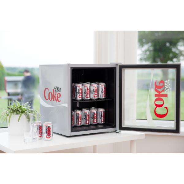 Husky HUS-HY209-HU-E Diet Coca-Cola Mini Fridge 48Ltr