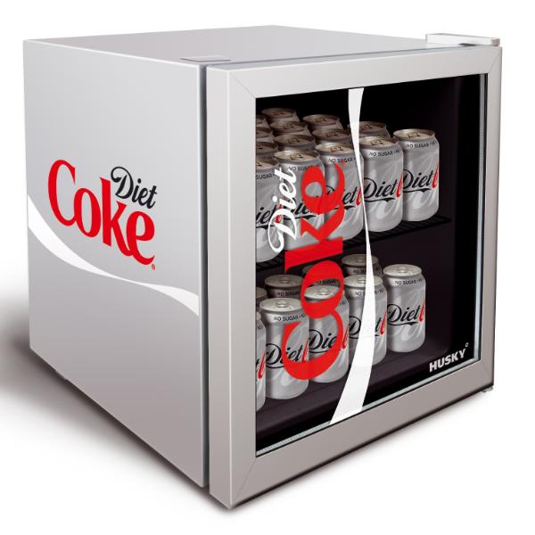Husky HUS-HY209-HU-E Diet Coca-Cola Mini Fridge 48Ltr