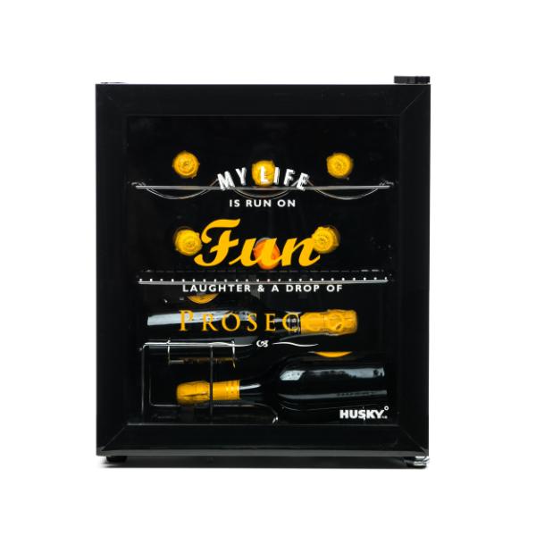 Husky HUS-HU279-E Prosecco Mini Fridge 46Ltr F Rated