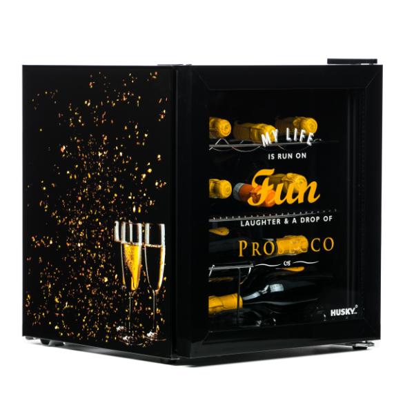 Husky HUS-HU279-E Prosecco Mini Fridge 46Ltr F Rated