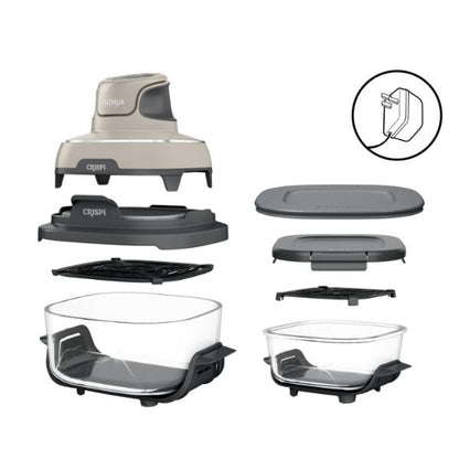 Ninja CRISPi 4in1 Portable Glass Air Fryer  Stone