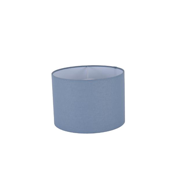 Sea Blue Velvet Drum Shade 14"