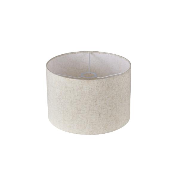 Linen Material Drum Shade 12"