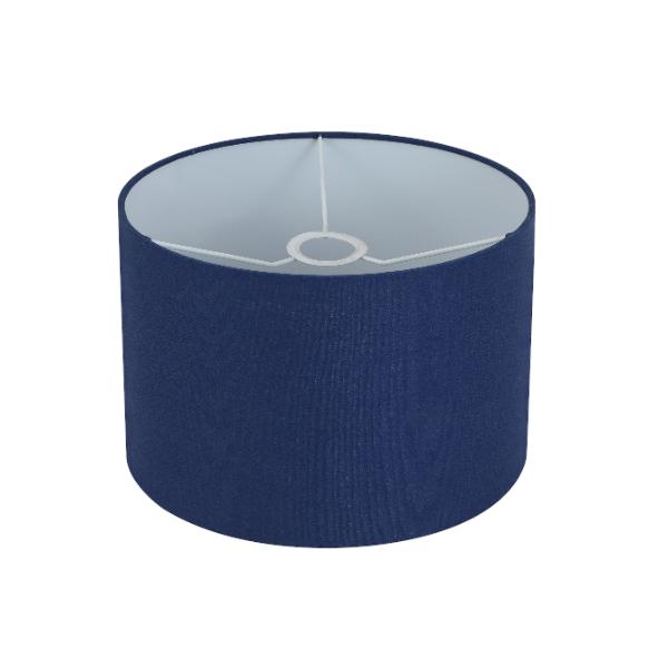 Navy Material Drum Shade 14"