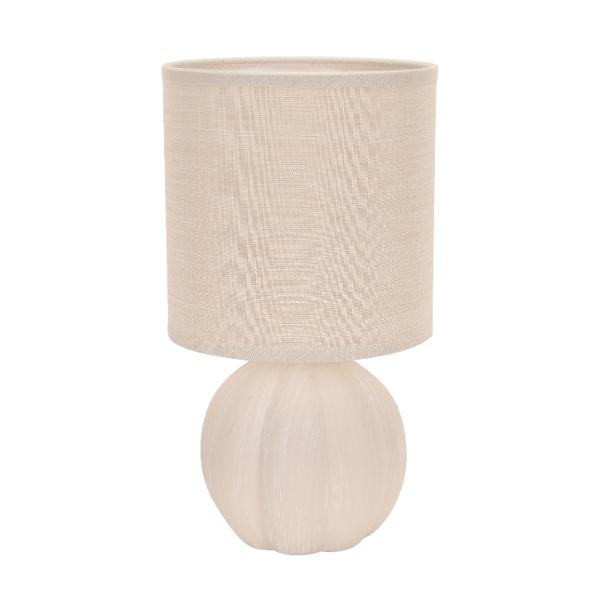 Cream Ceramic Table Lamp with Shade