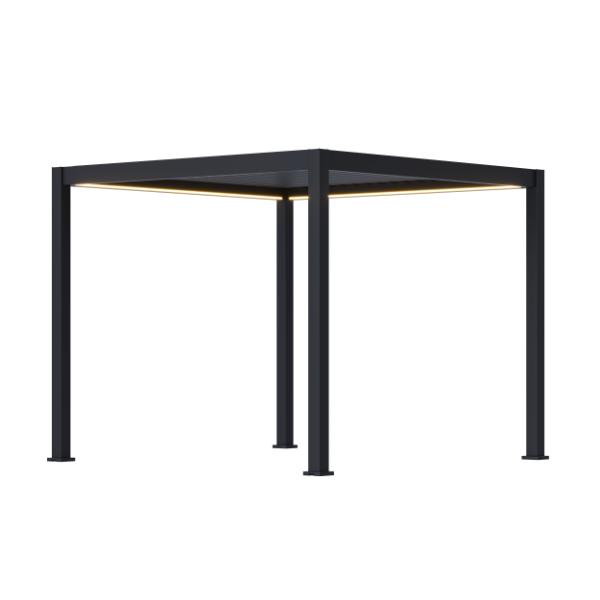 Neo Aluminium &amp; Steel Freestanding Pergola 300cm X 300cm 