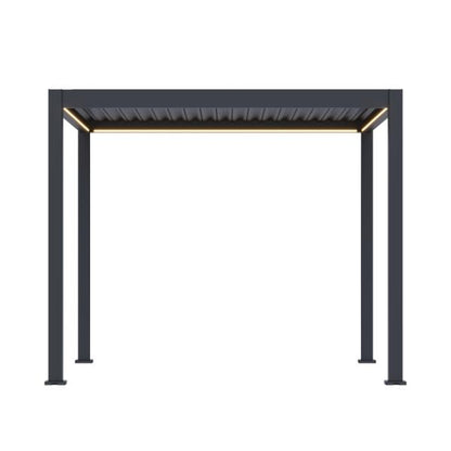 Neo Aluminium &amp; Steel Freestanding Pergola 300cm X 300cm 