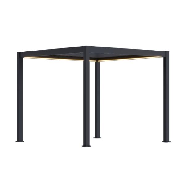 Neo Aluminium &amp; Steel Freestanding Pergola 300cm X 300cm 