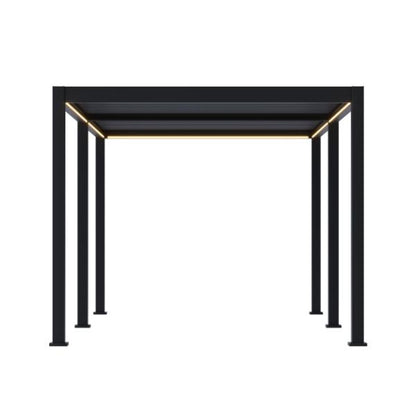 Neo Aluminium &amp; Steel Freestanding Pergola 600cm X 300cm 