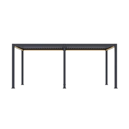 Neo Aluminium &amp; Steel Freestanding Pergola 600cm X 300cm 