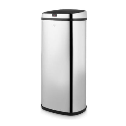 SWAN 50L Square Sensor Bin Stainless Steel