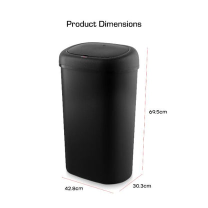 SWAN 55L Oval Sensor Bin Black