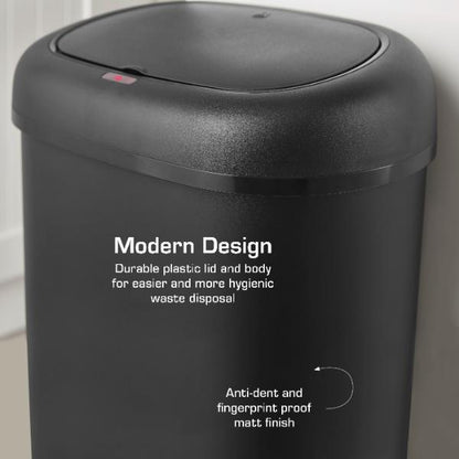 SWAN 55L Oval Sensor Bin Black