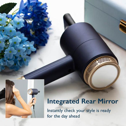 Carmen Gift 1800W Hair Dryer &amp; Straightener Blue &amp; Champagne