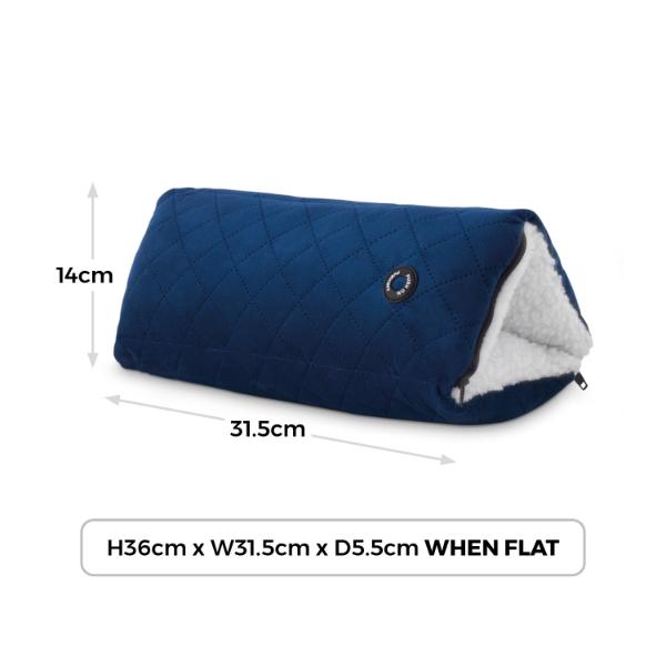 Carmen Foldable Massage Pillow Blue