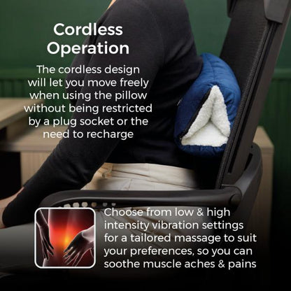 Carmen Foldable Massage Pillow Blue