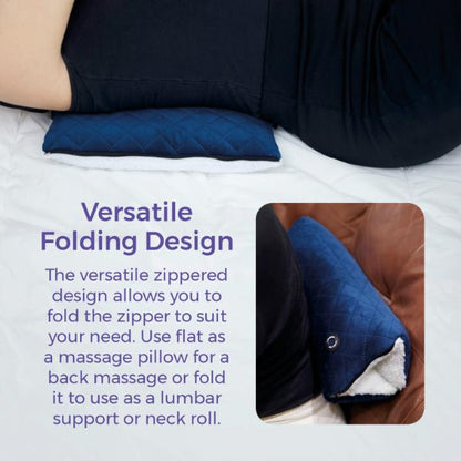 Carmen Foldable Massage Pillow Blue