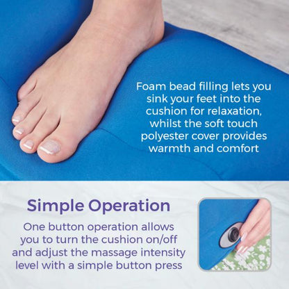 Carmen Foot Massage Cushion Blue