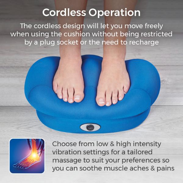 Carmen Foot Massage Cushion Blue