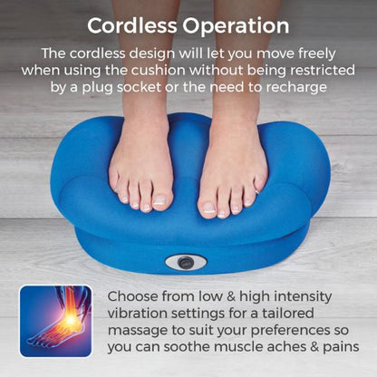 Carmen Foot Massage Cushion Blue