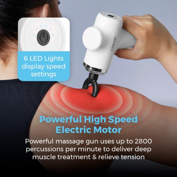 Carmen Massage Mini Massage Gun White