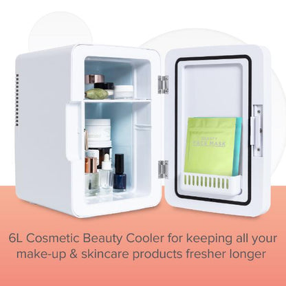 Carmen Cosmetic 6L Beauty Cooler with White