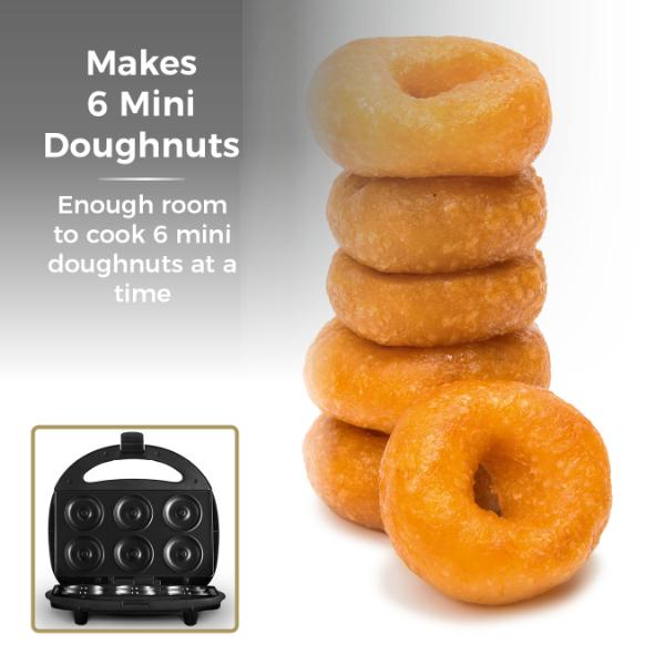 Tower 750W Mini Donut Maker Black