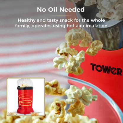 Tower 900W Popcorn Maker Red