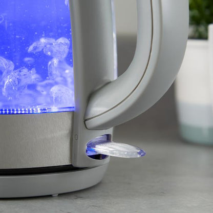 Tower Presto 2200W 1.7L Glass Kettle Grey