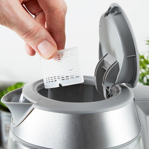 Tower Presto 2200W 1.7L Glass Kettle Grey