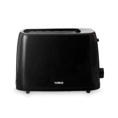 Tower Presto 2 Slice Plastic Toaster Black
