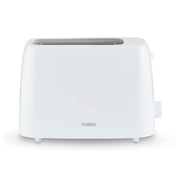 Tower Presto 2 Slice Plastic Toaster White