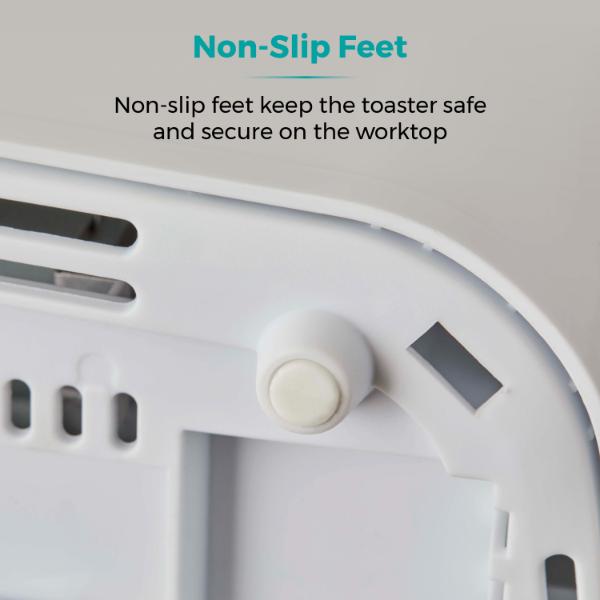 Tower Presto 2 Slice Plastic Toaster White