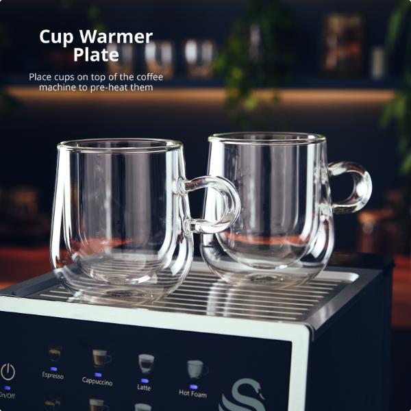 Swan Digital Espresso Coffee Machine 1350W Stainless Steel