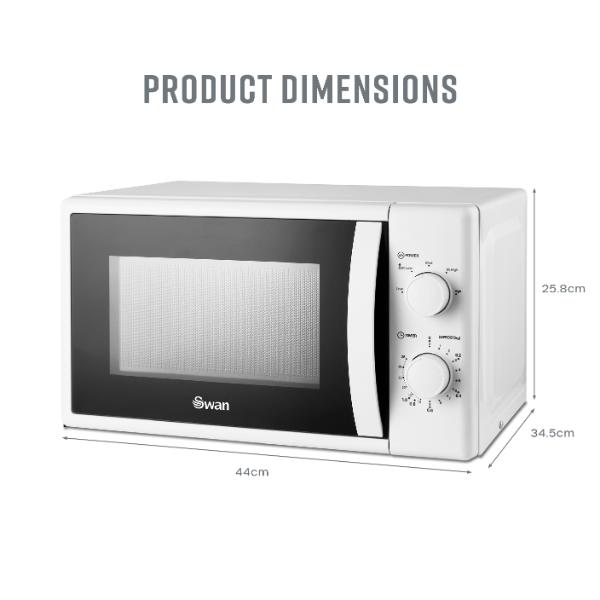 Swan Microwave 20L 700W White