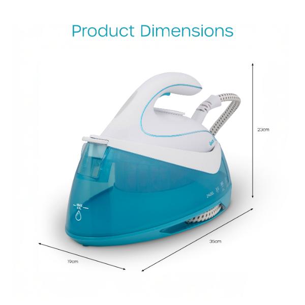 Swan 2400W Steam Station Iron Aqua