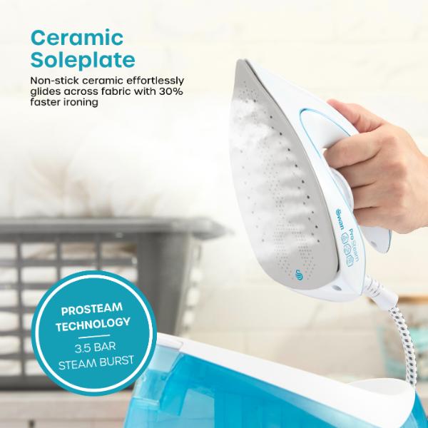 Swan 2400W Steam Station Iron Aqua