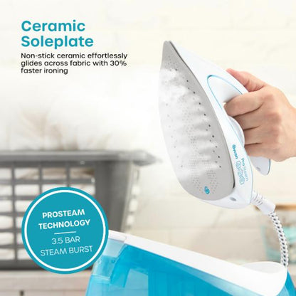 Swan 2400W Steam Station Iron Aqua