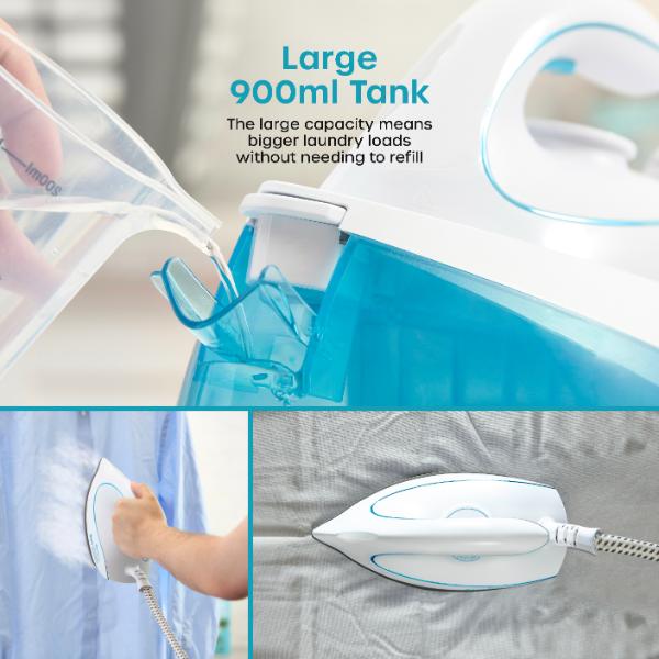 Swan 2400W Steam Station Iron Aqua