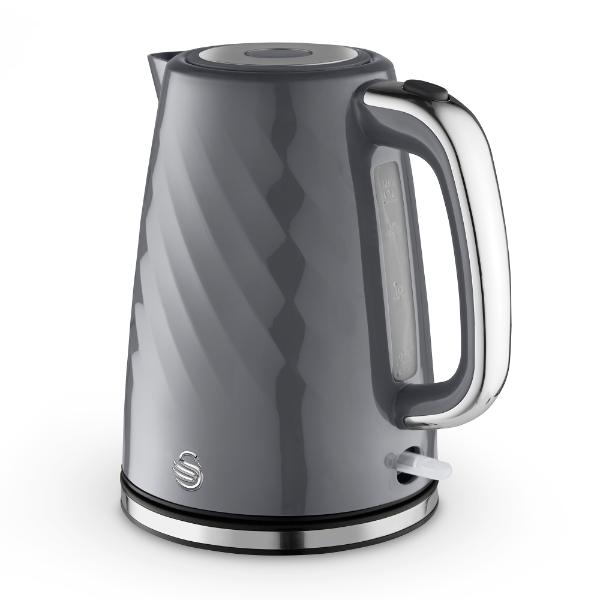 Swan Windsor 1.7L Textured Kettle Grey