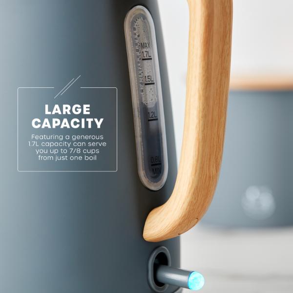 Swan Fjord 1.7lL Jug Kettle Grey