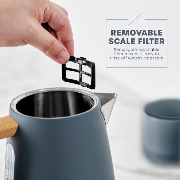 Swan Fjord 1.7lL Jug Kettle Grey