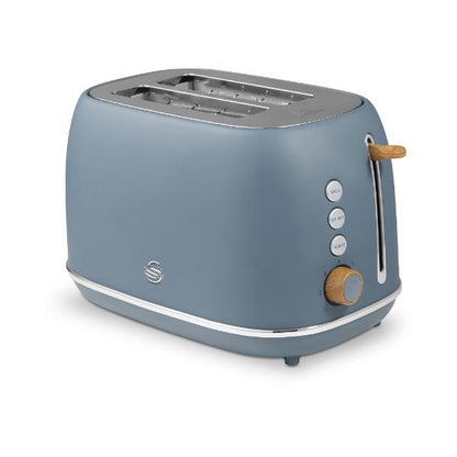 Swan Fjord 800W 2 Slice Toaster Grey