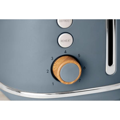 Swan Fjord 800W 2 Slice Toaster Grey