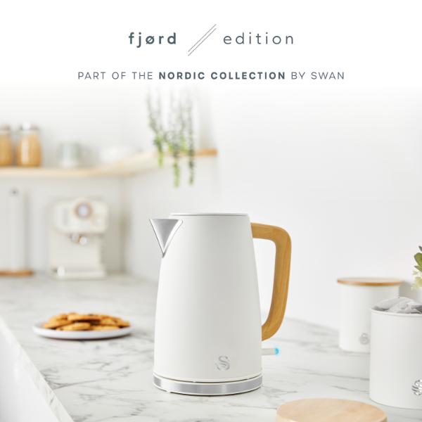 Swan Fjord 1.7L Jug Kettle White